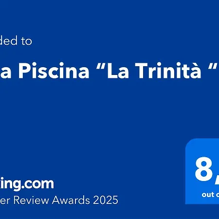 Villa Piscina “la Trinita “